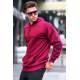 Madmext Maroon Basic Men's Hoodie 4721 - Bordo