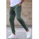 Madmext Men Khaki Jacquard Sweatpants 5431 - Haki