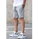 Madmext Men Gray Plain Shorts 5173 - Gri