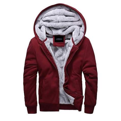 Madmext Men Maroon Cardigan 22377 - Bordo