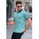 Mint Green Polo T-Shirt 5888 - Mint yeşili