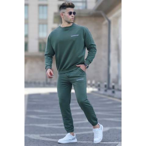 Madmext Men Khaki Tracksuit 5285 - Haki