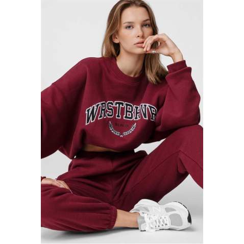 Mad Girls Maroon Tracksuit MG835 - Bordo