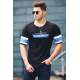 Madmext Black Printed T-shirt for Men MDX4030 - Siyah