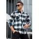 Madmext Men Green Plaid Shirt 5520 - Yeşil