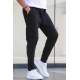 Navy Blue Basic Jogger Trousers 5474 - Lacivert