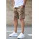 Madmext Regular Fit Men Brown Shorts 5401 - Kahverengi