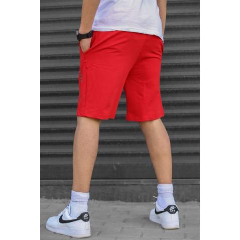 Madmext Red Capri Shorts 5403 - Kırmızı