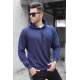 Madmext Men Navy Blue Sweatshirt 5334 - Lacivert