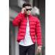 Red Puffer Jacket 5707 - Kırmızı