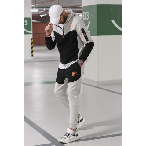 Madmext Men Gray Tracksuit 5697 - Gri