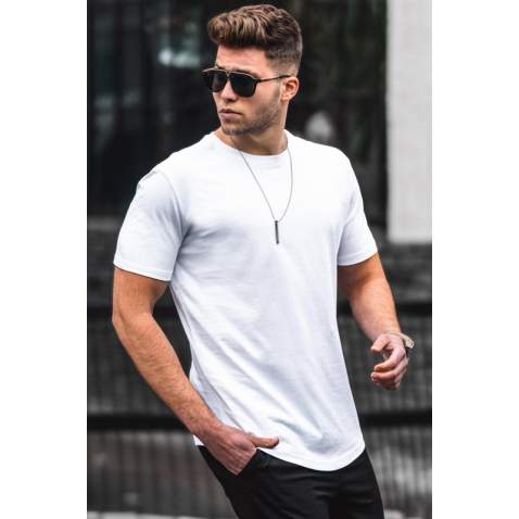 Madmext Men White T-shirt 4951 - Beyaz