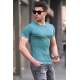 Madmext Men Basic Green T-Shirt 4077 - Mint yeşili