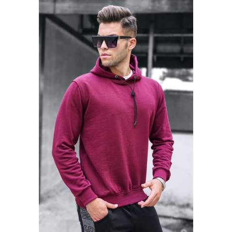 Madmext Men Maroon Sweatshirt 5334 - Bordo