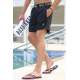 Madmext Men Black Swim Shorts 5087 - Siyah