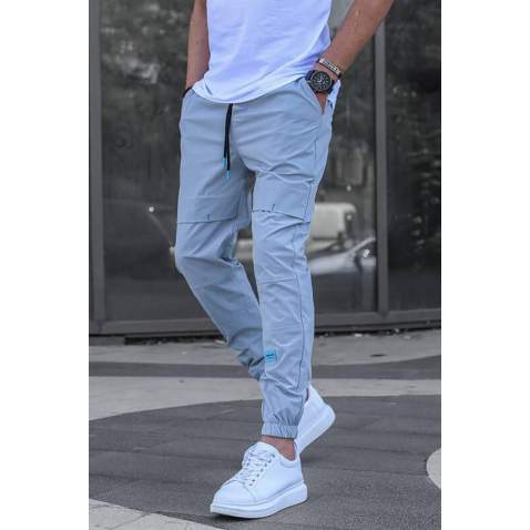 Madmext Men Basic Gray Sweatpants 5412 - Gri