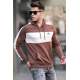 Madmext Men Brown Hoodie Sweatshirt 5290 - Kahverengi