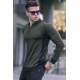 Khaki Knitwear Polo Sweater 5797 - Haki