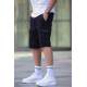 Men Black Capri Shorts 5738 - Siyah