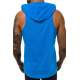 Sleeveless T-Shirt In Hooded turquoise 2893 - Turkuaz