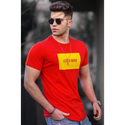 Madmext Men Red T-shirt 4981 - Kırmızı