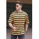 Madmext Men Oversize Yellow T-shirt 4995 - Sarı