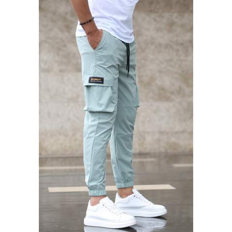 Madmext Men Stone Green Jogger Trousers 5414 - Yeşil