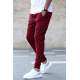 Madmext Men Plain Maroon Sweatpants 4827 - Bordo