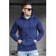 Madmext Men Navy Blue Sweatshirt 5339 - Lacivert