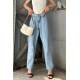 Mad Girls Light Blue Palazzo Jeans Mg1151 - Açık mavi