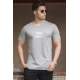 Madmext Men Printed Gray T-shirt 5275 - Gri