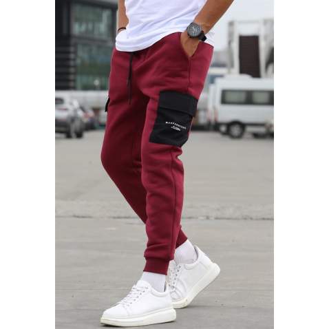 Maroon Jogger Sweatpants 5475 - Bordo