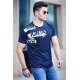 Madmext Navy Blue Printed T-shirt for Men 3068 - Lacivert