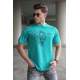 Madmext Green Printed T-shirt for Men 5251 - Yeşil