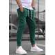 Men Green Basic Jogger Trousers - Yeşil