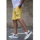 Madmext Yellow Striped Capri for Men 2909 - Sarı