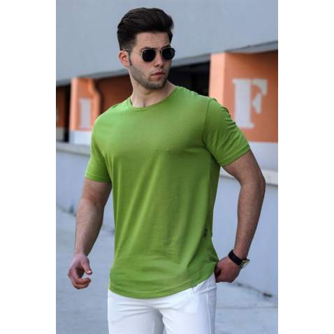 Madmext Men Green T-shirt 4951 - Yeşil