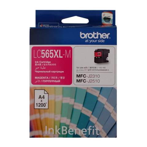 Brother LC565XL M Orijinal Kırmızı Kartuş 1200 Sayfa MFC-J3520-J3