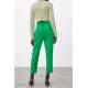 Mad Girls High Waist Green Trousers MG1331 - Yeşil