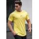 Madmext Men Yellow T-shirt 5226 - Sarı