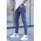 Madmext Dark Grey Slim Fit Jean Mdx9042 - Füme