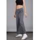 Mad Girls Smoke Gray Bell Bottom Sweatpants MG1100 - Füme