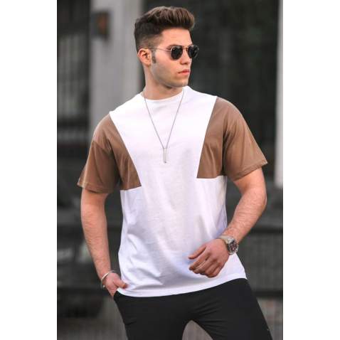 Madmext Men White T-shirt 4990 - Beyaz