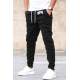 Madmext 3-Thread Fleece Black Sweatpants For Men 5427 - Siyah