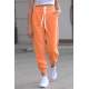 Mad Girls Basic Neon Orange Sweatpants MG304 - Neon turuncu