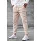 Madmext Men Plain Beige Sweatpants 5433 - Bej