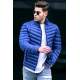 Madmext Men Indigo Puffer Coat 5058 - İndigo