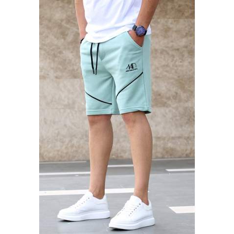 Madmext Regular Fit Men Green Shorts 5401 - Yeşil