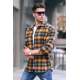 Camel Chequered Design Plaid Shirt 5564 - Camel