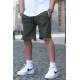 Men Khaki Basic Shorts 5464 - Haki